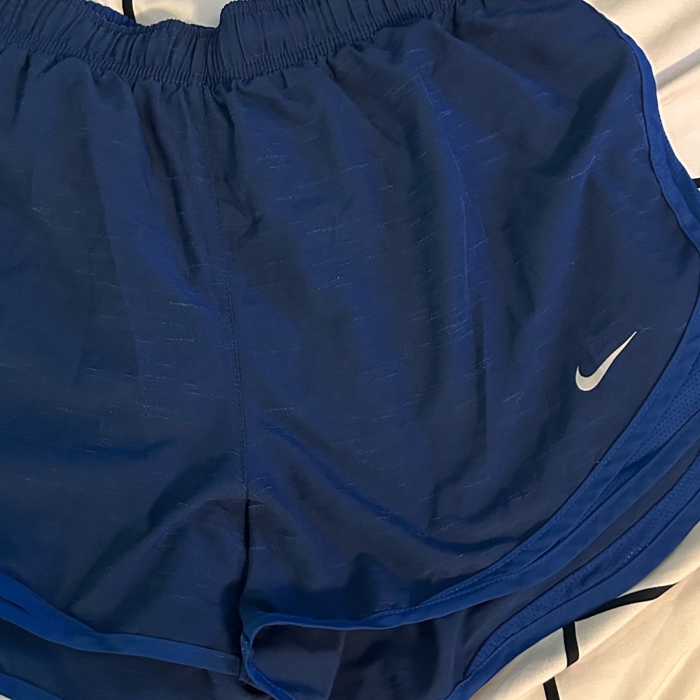 blue nike shorts